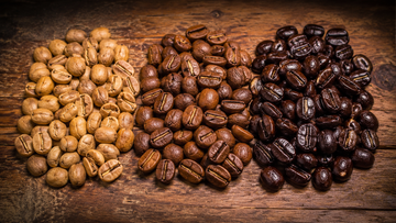 Coffee Roast Levels: The difference between Light, Medium, Dark Roast Coffee.