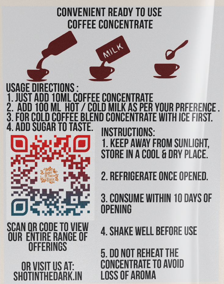 Tiramisu Coffee Concentrate