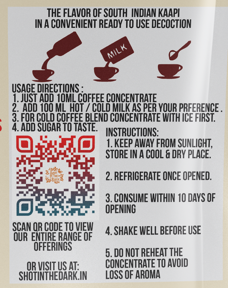 Irish Cream Coffee Concentrate