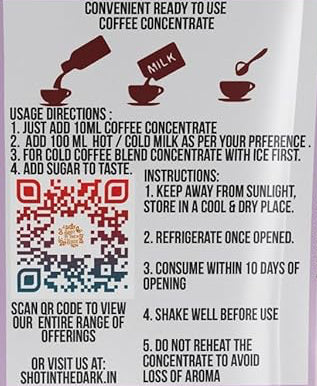 Caramel Coffee Concentrate