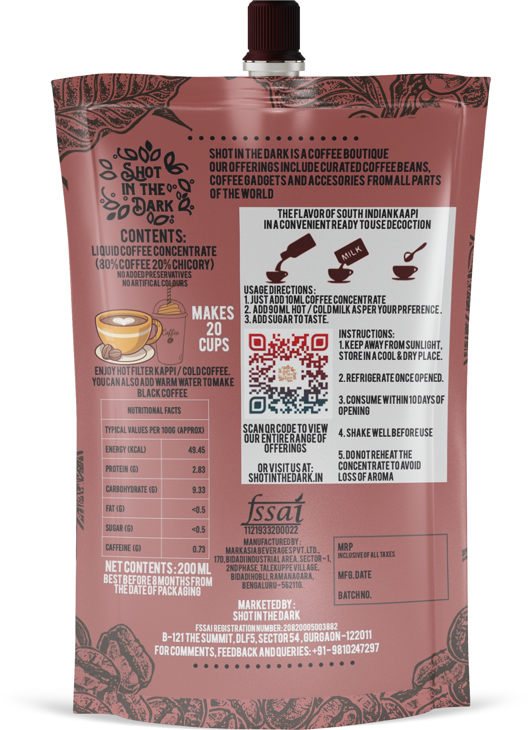 Filter Kaapi Coffee Concentrate