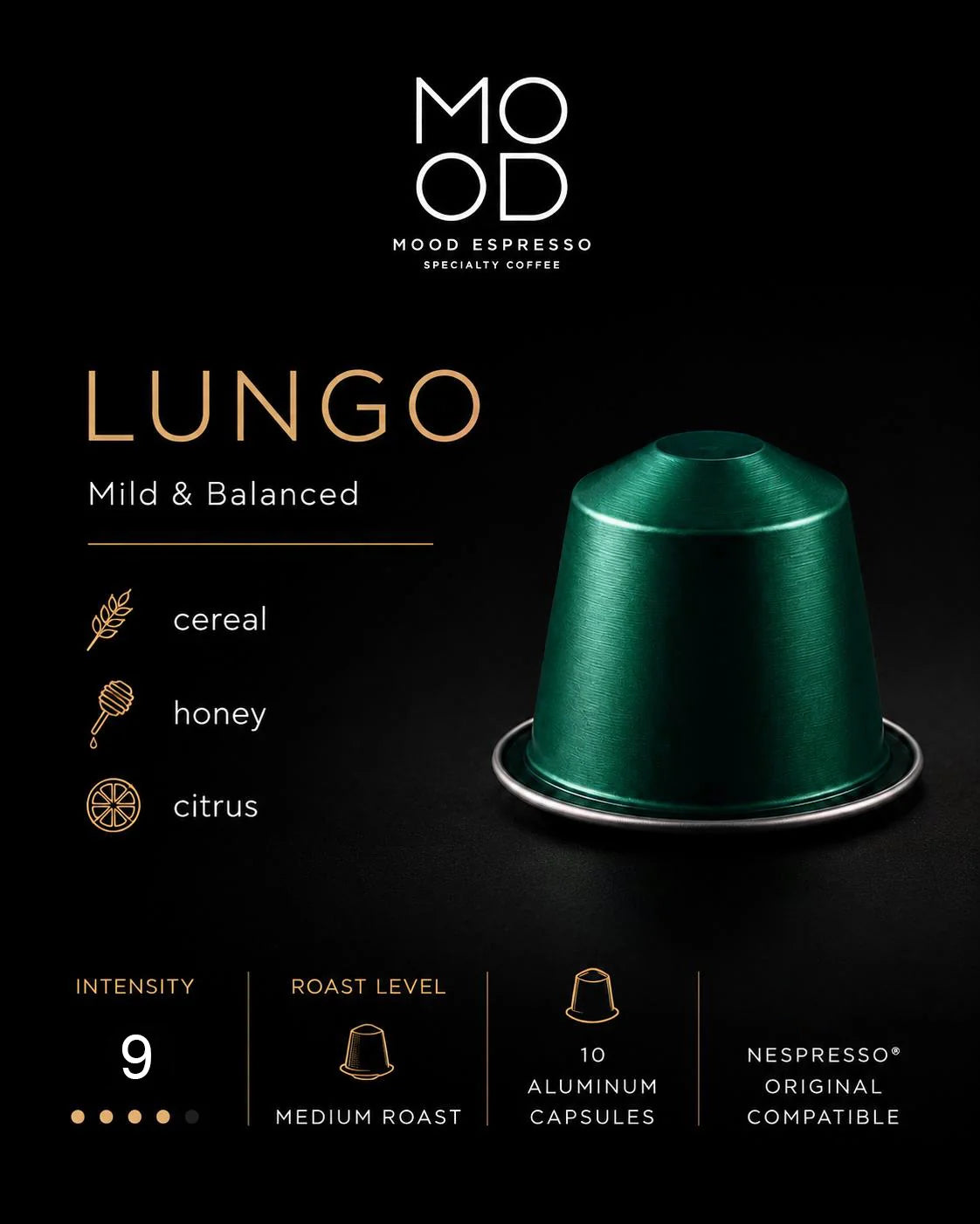 Mood Espresso Lungo Intensity 9